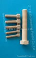 PEEK engineering plastic hex bolt