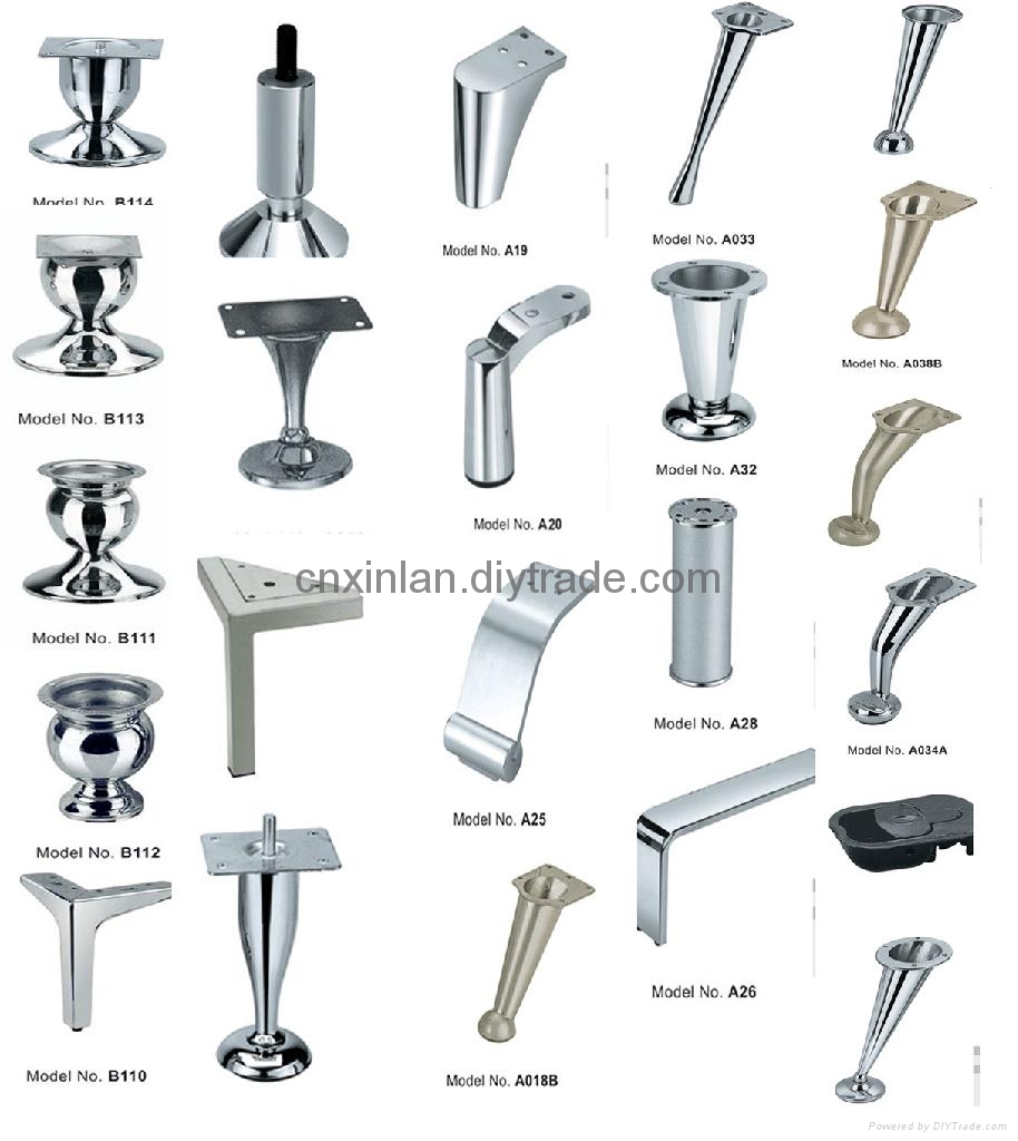 Chrome Plated Hot Sale Metal Furniture Feet FA102 Xinlan