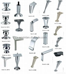 chrome plated hot sale metal furniture feet