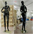 A8 glossy black plastic mannequin female 1