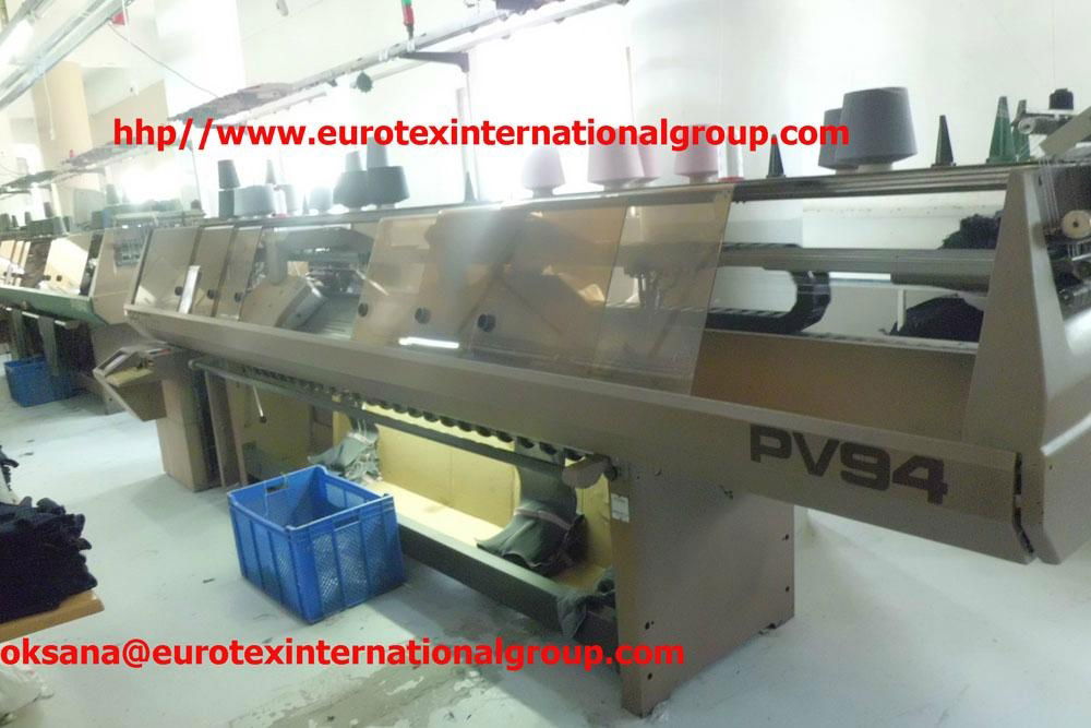 9 x PROTTI PV94 X and PV-93 SX flat knitting machines 2