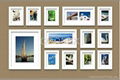    MP003C COFFER MDF PAPER PHOTO FRAMES 5