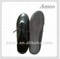 men leather flat sole shoes