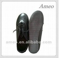 men leather flat sole shoes 