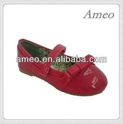 Kids New Style Flat Buckle Strap Shoes with Chintz Contrast  5