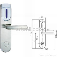 Card lock, intelligent lock, hotel lock