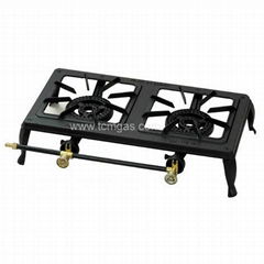 Cast iron gas stove