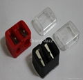 eyebrow pencil sharpener ,sharpener, plastic sharpener, comestic shrpenner 3