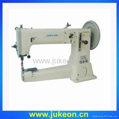 Cylindrical bed compound feed lockstitch industrial sewing machine