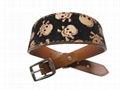 Dog Collar with skeleton patern 3