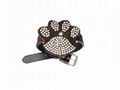 Dog Collar with big paw shape decoration