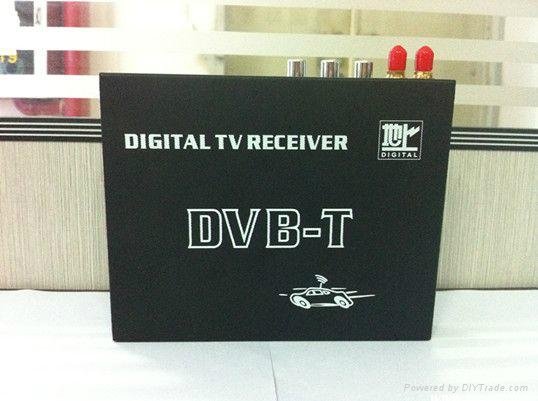 Car DVB-T MPEG-4 HD Dual tuner Digital TV receiver 3