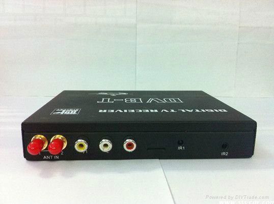 Car DVB-T MPEG-4 HD Dual tuner Digital TV receiver 4