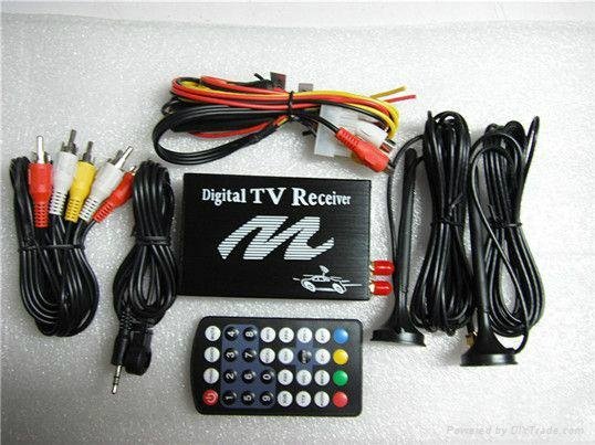 Car DVB-T MPEG-4 HD Dual tuner Set Top Box for Europe use