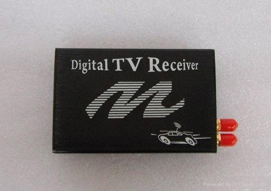 Car DVB-T MPEG-4 HD Dual tuner Set Top Box for Europe use 2