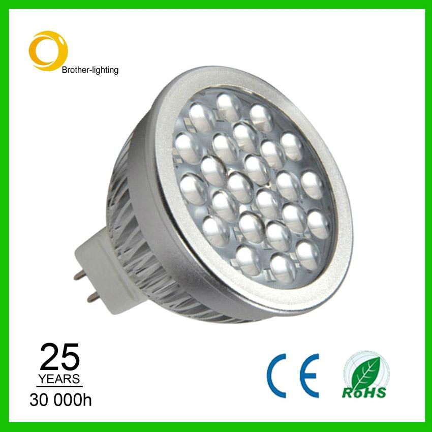 New 500Lm 50w equivalent 6w 12v mr16 led light