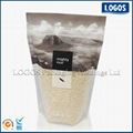 Zipper Stand Up Rice Packaging Bag