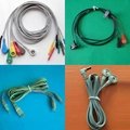 snap tens electrode lead wire cable,medical electrode cable for massager machine 3
