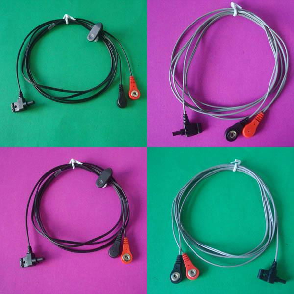 snap tens electrode lead wire cable,medical electrode cable for massager machine 5