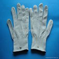 conductive massage gloves,nylon massage glove for health