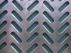 Long Round Hole Perforated Plate