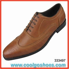 Coolgo wholesale lace up men's dress shoes 