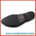 wholesale black leather men dress shoes in China 2