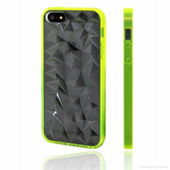 PC Diamond transparent hard case  for  Iphone 5