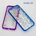 PC Diamond transparent hard case  for  Iphone 5 2