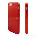 TPU  transparent cell phone case for Iphone 5