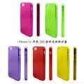 TPU  transparent cell phone case for Iphone 5 3