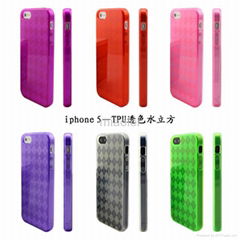 TPU transparent  water cube Protector Case