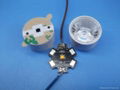 led lens for Cree XBD led 20mm 16 degree with bi-adhesive tape and holder