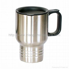 Double wall stainless steel auto mug