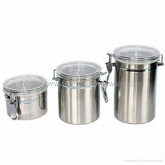 5" Canister with Airtight Lid and Clamp