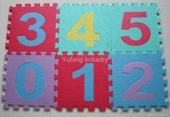 soft colorful baby using eva numbers puzzle mat