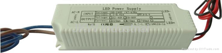 External 25 Watt LED power supply