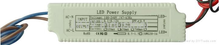 External 25 Watt LED power supply 2