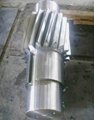 Gear shaft used in wind power