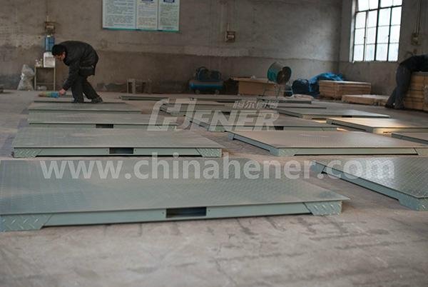 2*2M 1T Platform Scale Floor Scale (Single Deck) 