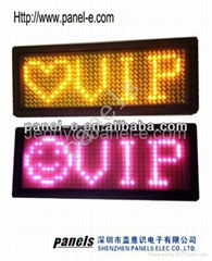 110-220V programmable Led advertising name badge