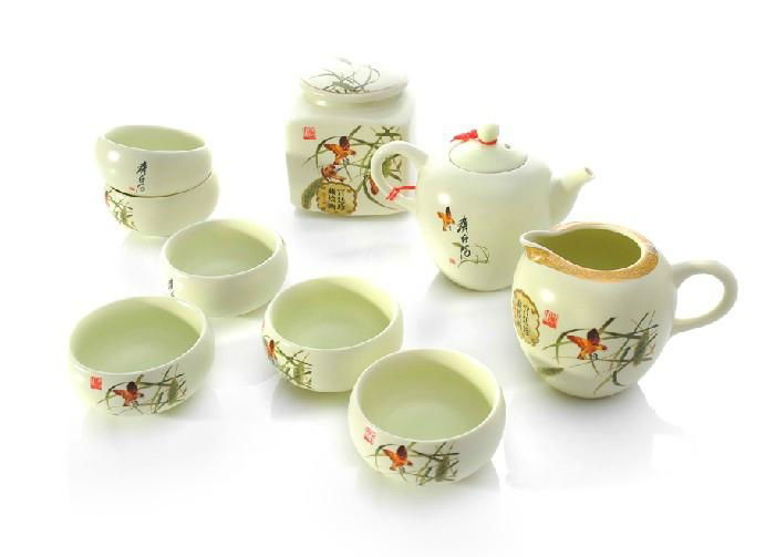 Chinese Magpie Joyous Teacup 2