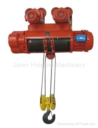 MD (double speed) electric wire rope hoist 2