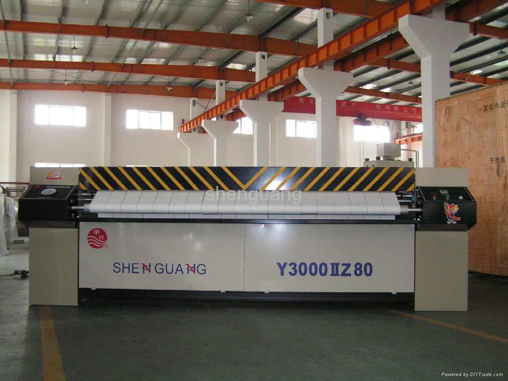 Shenguang YZ Series Steam Heated Ironer hotel linen laundry equipment 2