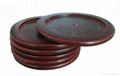 Wooden coasters with non-toxic oil, various sizes and shapes are available