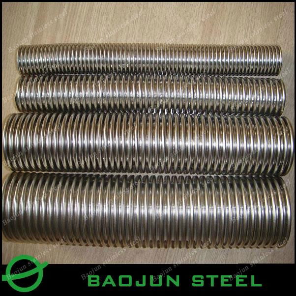 316 flexible polished stainless steel corrugated pipe 2