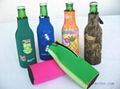 custom neoprene bottle cooler koozie holder 2