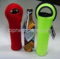 insulated custom neorpene wine bottle tote bag 4