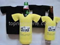 T-shirt neoprene bottle cooler holder promo gift 1