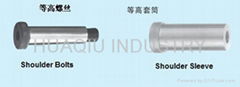 Shoulder Bolts and Sleeve for Plastic Mould